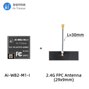 Ai-Thinker Ai-WB2-M1-I Wi-Fi + Bluetooth BLE 5.0 Module | BL602 Mini Wireless Module with IPEX Connector